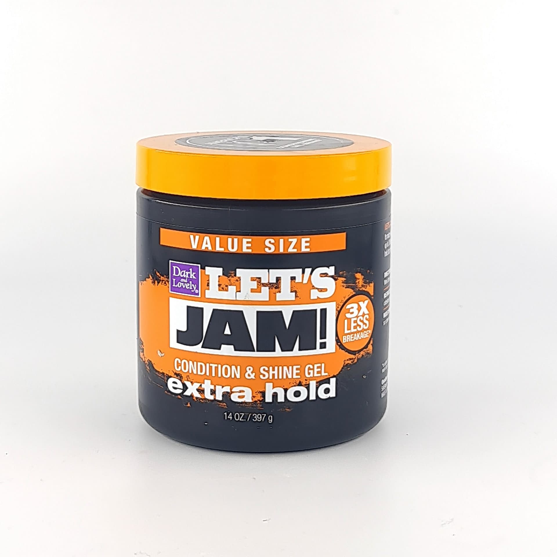 Dark & Lovely Let's Jam Extra Hold Condition & Shine Gel 14oz Afro Pride