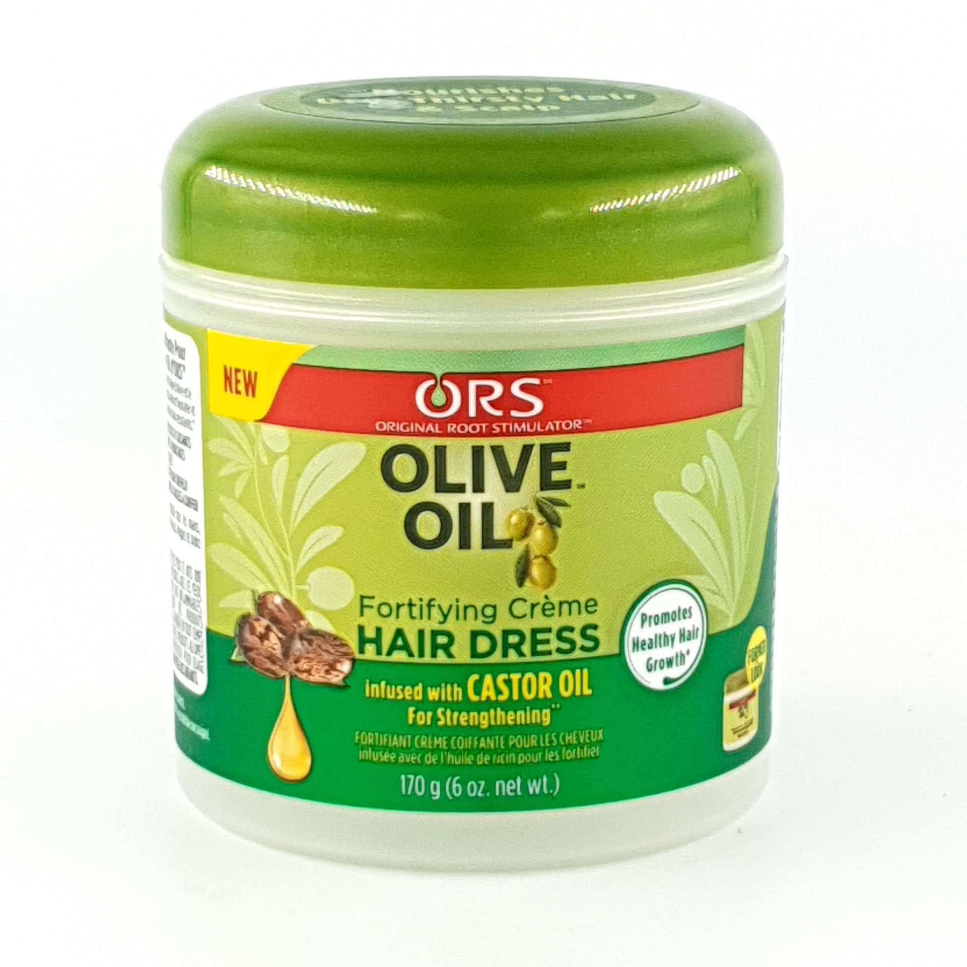 ORS Olive Oil Hair Dress with Castor Oil 170g Afro Pride