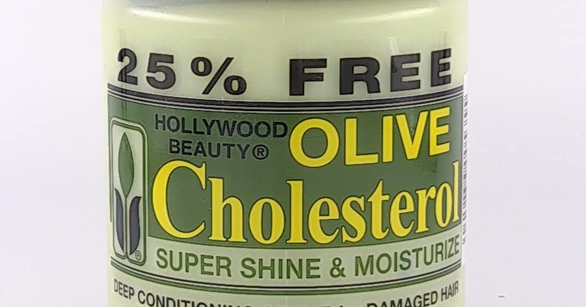 Hollywood Beauty Olive Cholesterol Super Shine & Moisturize 20oz Afro