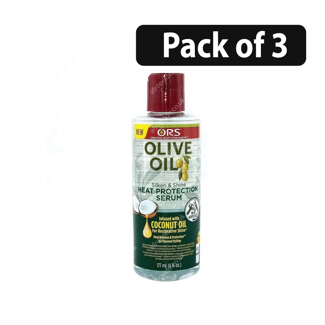 ORS Olive Oil Heat Protection Serum 6oz Afro Pride