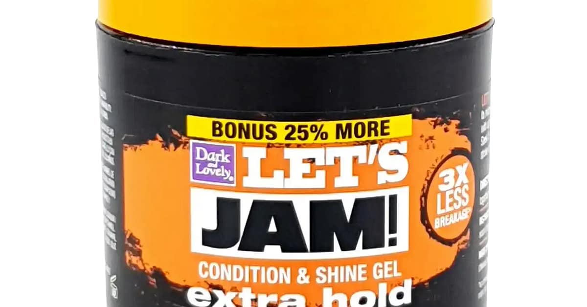Let's Jam Extra Hold Condition & Shine Gel 4.4oz Afro Pride