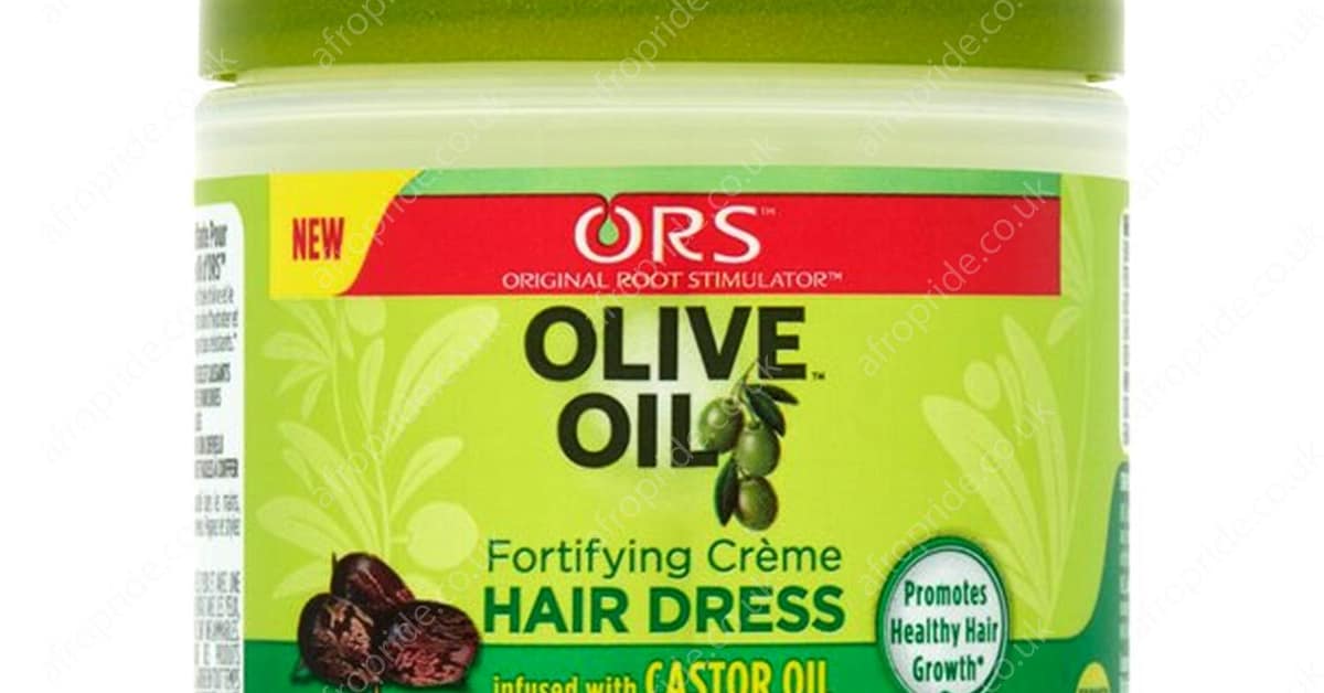 ORS Olive Oil Hair Dress with Castor Oil 170g Afro Pride
