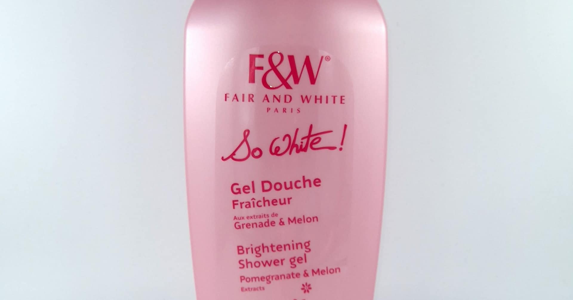 F&W So White Shower Gel 1000ml Afro Pride