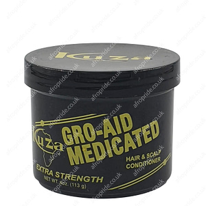 Kuza Gro-Aid Medicated Hair & Scalp Conditioner 4oz