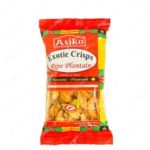 Asiko Exotic Crisps Ripe Plantain Mild Chilli 75g