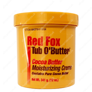 Red Fox Tub O'Butter cocoa Butter Moisturizing creme 12oz