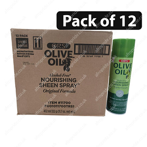 (Pack of 12) Ors Olive Oil Sheen Nourishing Spray Original 11.7 Oz