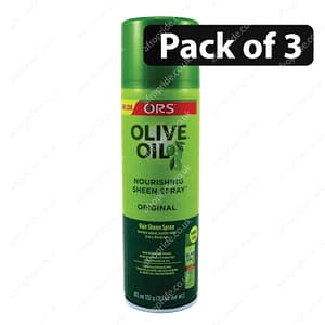 (Pack of 3) Ors Olive Oil Sheen Nourishing Spray Original 11.7 Oz