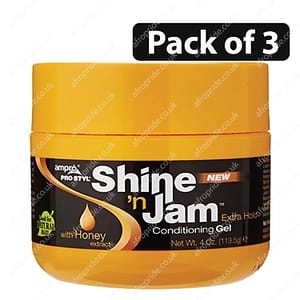 (Pack of 3) Shine 'n Jam Extra Hold Conditioning Gel 4oz