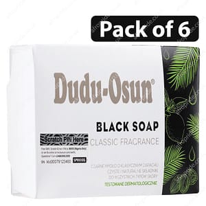 (Pack of 6) Dudu-Osun Black Soap