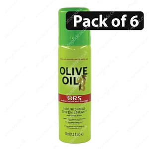 (Pack of 6) ORS Olive Oil Nourishing Sheen Spray 50ml