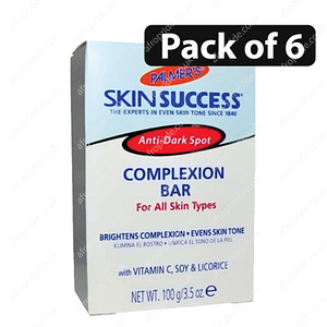 (Pack of 6) Palmer’s Skin Success Anti-Dark Spot Complexion Soap Bar – 3.5 oz