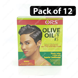 (Pack of 12) ORS New Growth No-Lye Hair Relaxer Normal