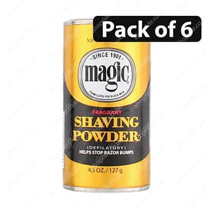 (Pack of 6) Magic Gold Fragrant Shaving Powder 4.5oz