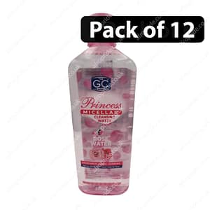 (Pack of 12) The GC Brand Princess Micellar Rose Water Cleansing Water 250ml