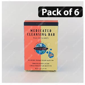 (Pack of 6) Clear Essence Medicated Cleansing Bar Plus Exfoliates 4.7oz