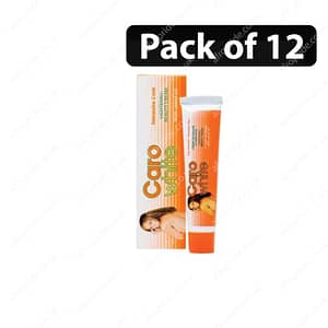 (Pack of 12) Caro White Intensive Care Lightening Beauty Cream With Carrot Oil 30ml