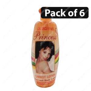 (Pack of 6) Carro Paa Princess Carrot Face And Body Lotion 400ml