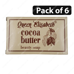 (Pack of 6) Queen Elisabeth Cocoa Butter Beauty Soap 20g