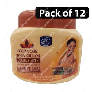 (Pack of 12) Cocoa-Care Cocoa Butter Body Cream 280ml