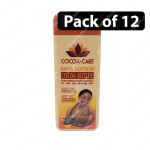 (Pack of 12) Cocoa-Care Cocoa Butter Body Lotion 420ml