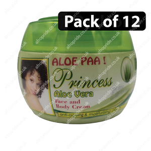 (Pack of 12) Aloe Paa Princess Aloe Vera Cream 150g
