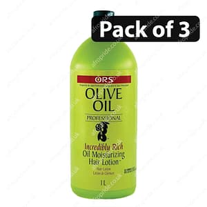 (Pack of 3) ORS Oil Moisturizing Hair Lotion 1L