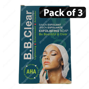 (Pack of 3) B.B.Clear Exfoliating Soap 190g