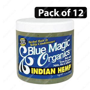 (Pack of 12) Blue Magic Organic Indian Hemp 12oz