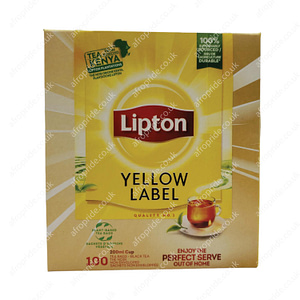 Lipton Yellow Label Black Tea (100 Tea Bags x 2g) 200g