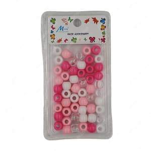 Murry Collection Hair Accessory Round Hair Beads Pink Assorted
