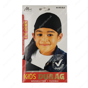 Murry Tie-Down Kids Durag M1951BLK