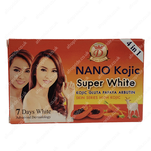 Nano Kojic Super White Gluta Papaya Arbutin Soap 160g