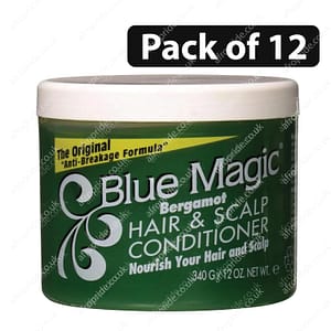 (Pack of 12) Blue Magic Bergamot Hair & Scalp Conditioner 12oz