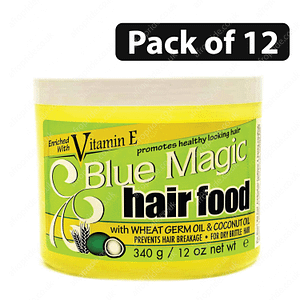 (Pack of 12) Blue Magic Hair Food Enriched with Vitamin E