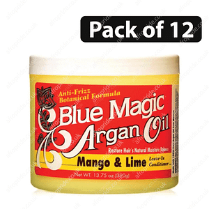 (Pack of 12) Blue Magic Mango & Lime Argan Oil 13.75oz