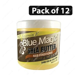 (Pack of 12) Blue Magic Shea Butter Hair Conditioner 340g/12oz