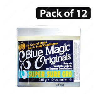 (Pack of 12) Blue Magic Super Sure Gro Hair & Scalp Conditioner 12oz