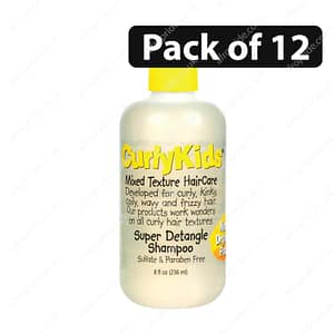 (Pack of 12) CurlyKids Super Detangle Shampoo 8oz
