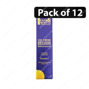 (Pack of 12) Fair & White Exclusive Whitenizer Vitamin C Dark Spot Corrector Cream Gel 30ml
