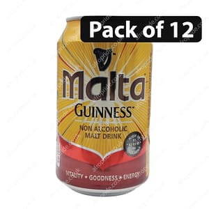 (Pack of 12) Malta Gunness Non Alcoholic Malt Drink 330ml