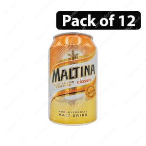 (Pack of 12) Maltina Classic Non-Alcoholic Malt Drink 330ml