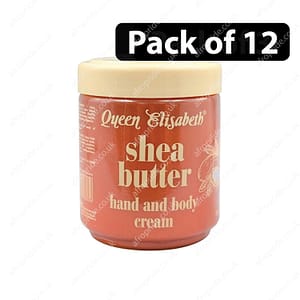 (Pack of 12) Queen Elisabeth Shea Butter Hand And Body Cream 500ml