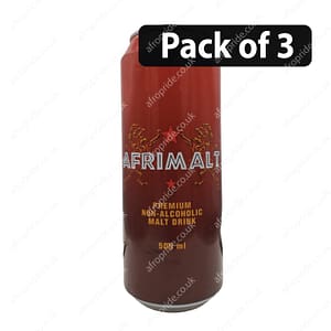(Pack of 3) Afrimalt Non-Alcoholic Malt Drink 500ml