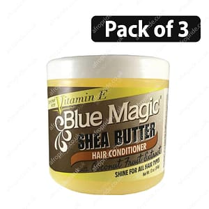 (Pack of 3) Blue Magic Shea Butter Hair Conditioner 340g