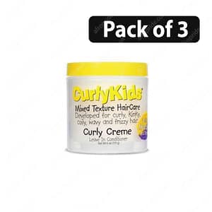 (Pack of 3) Curly Kids Curly Creme Leave-In Conditioner 6oz