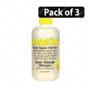 (Pack of 3) CurlyKids Super Detangle Shampoo 8oz