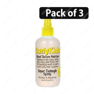 (Pack of 3) CurlyKids Super Detangle Spray 6oz