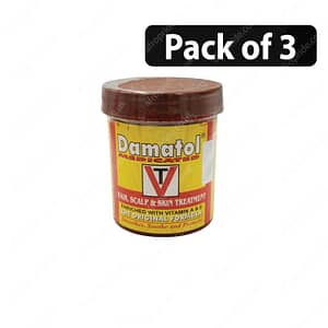 (Pack of 3) Damatol Medicated Hair, Scalp And Skin Treatment 110g