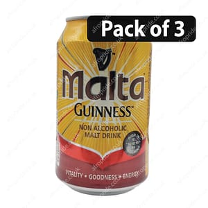 (Pack of 3) Malta Gunness Non Alcoholic Malt Drink 330ml